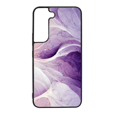 Absztrakt lila márvány mintás Samsung Galaxy S22 tok