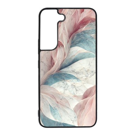 Lágy pasztel rózsaszín és zöld Art Samsung Galaxy S22 tok