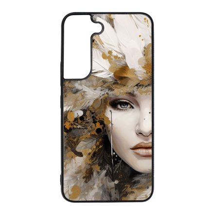 Szépséges aranyló nő Art Samsung Galaxy S22 tok