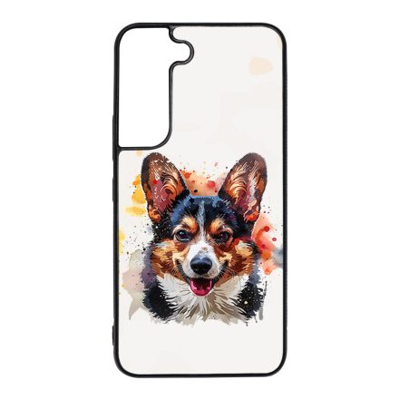 Színes Corgi Samsung Galaxy S22 tok