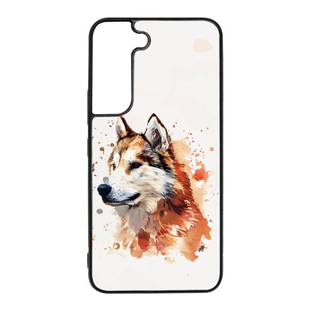 Barna Alaszkai Malamut Samsung Galaxy S22 tok