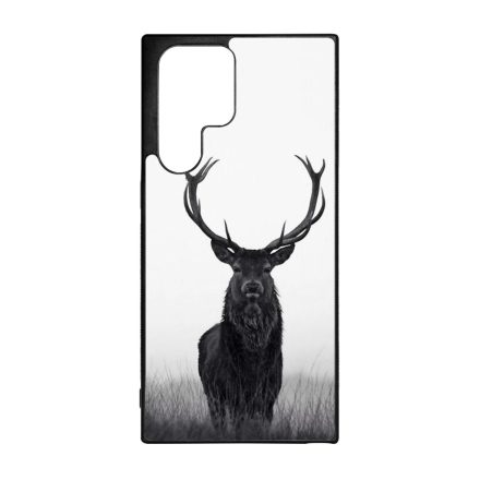 szarvas szarvasos agancs őszi fehér Samsung Galaxy S22 Ultra tok