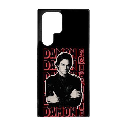 Damon Salvatore Art Vampire diaries Vámpírnaplók Samsung Galaxy S22 Ultra tok