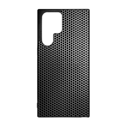 Speaker Ezüst metál mintás Samsung Galaxy S22 Ultra tok
