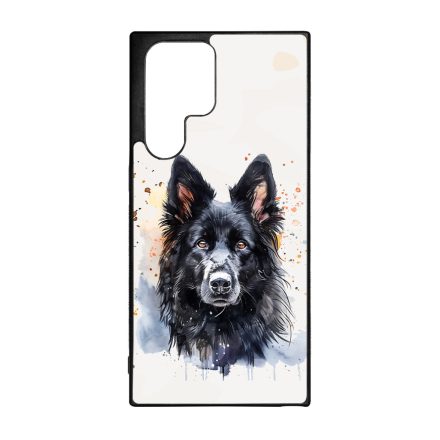 Fekete Belga juhászkutya Samsung Galaxy S22 Ultra tok