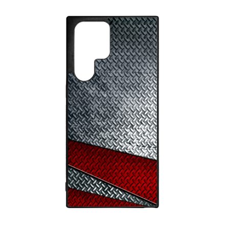 Acéllemez vörös sávval Samsung Galaxy S22 Ultra tok