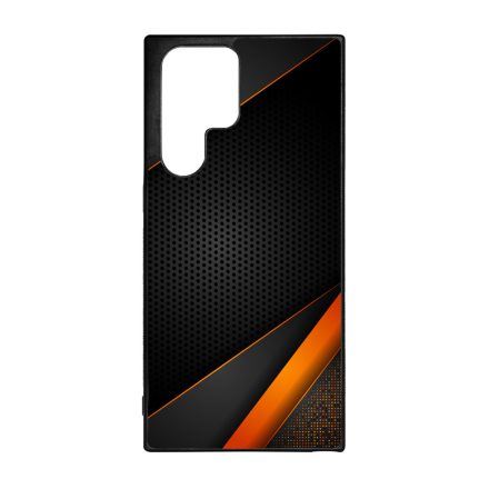 Naracs-fekete sávos carbon Samsung Galaxy S22 Ultra tok