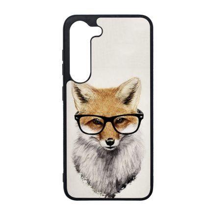 róka rókás őszi fehér Samsung Galaxy S23 tok