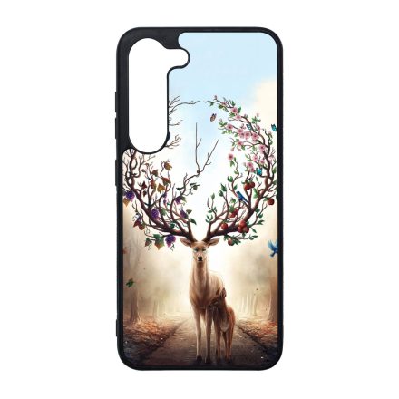erdő szarvas őz négy évszak Samsung Galaxy S23 Plus tok