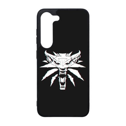 the Witcher GLITCH WOLF Vaják Netflix Samsung Galaxy S23 Plus tok