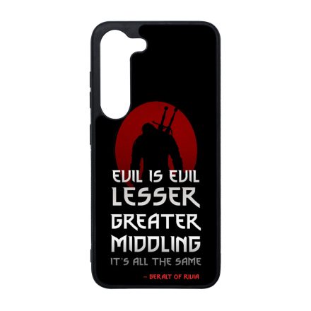 Evil is evil the Witcher Vaják Netflix Samsung Galaxy S23 Plus tok