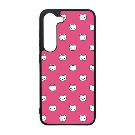 PINK Kitty Cat - cicás Samsung Galaxy S23 Plus tok
