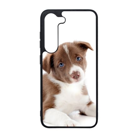 Édes Border Collie kölyök kutyus Samsung Galaxy S23 Plus tok