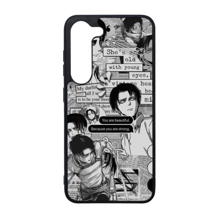 Levi Ackerman Graphic - Attack on Titan Samsung Galaxy S23 Plus tok