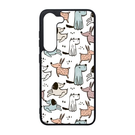 Tündéri rajzolt kutya mintás Samsung Galaxy S23 Plus tok