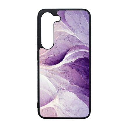 Absztrakt lila márvány mintás Samsung Galaxy S23 Plus tok