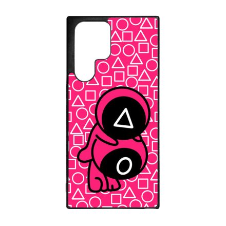 Squid Game roszaszin cuki katona mintas Samsung Galaxy S23 Ultra tok