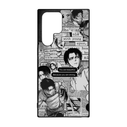 Levi Ackerman Graphic - Attack on Titan Samsung Galaxy S23 Ultra tok