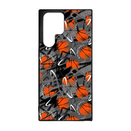 Grunge Basketball Kosarlabda mintas Samsung Galaxy S23 Ultra tok