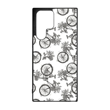 Gyonyorű viragos kerekpar Samsung Galaxy S23 Ultra tok