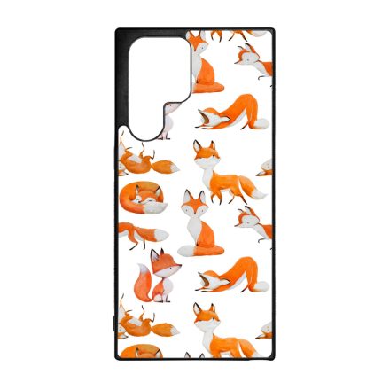 Rajzolt Róka mintás Samsung Galaxy S23 Ultra tok