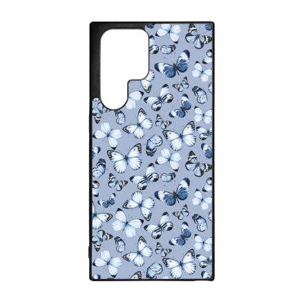 Szepseges kek pillangok Samsung Galaxy S23 Ultra tok