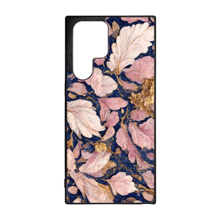 Gyönyörű rózsaszín aranyos virág Art Samsung Galaxy S23 Ultra tok