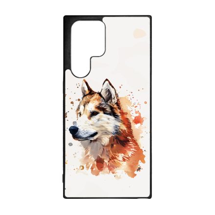Barna Alaszkai Malamut Samsung Galaxy S23 Ultra tok