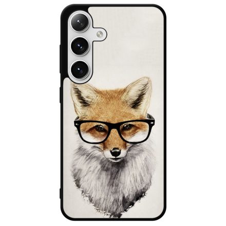róka rókás őszi fehér Samsung Galaxy S24 tok