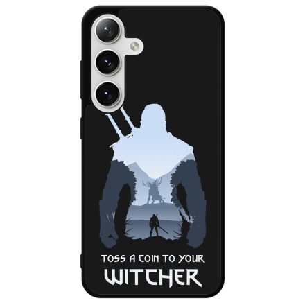 Toss a coin to your Witcher a Vaják Netflix Samsung Galaxy S24 tok