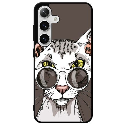 Hipster Szfinx cicus Samsung Galaxy S24 tok