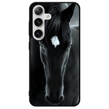 lovas fekete ló Samsung Galaxy S24 Plus tok