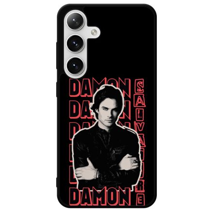 Damon Salvatore Art Vampire diaries Vámpírnaplók Samsung Galaxy S24 Plus tok