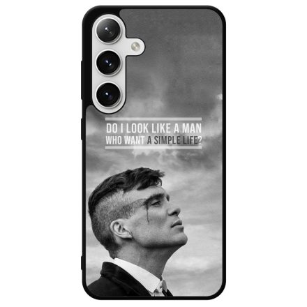 Tommy Shelby simple life idezet peaky blinders Samsung Galaxy S24 Plus tok