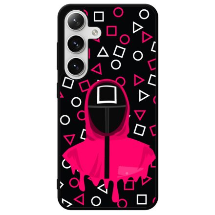 Squid Game a jatek szimbolumai es a katona Samsung Galaxy S24 Plus tok