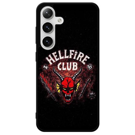 Hellfire Club - Black - Stranger Things Samsung Galaxy S24 Plus tok