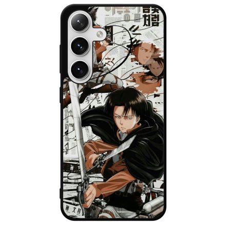 Levi Ackerman a felderito - Attack on Titan Samsung Galaxy S24 Plus tok