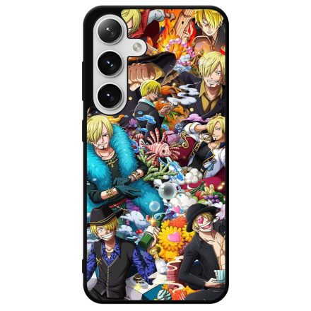 Sanji Collage ART - One Piece Samsung Galaxy S24 Plus tok
