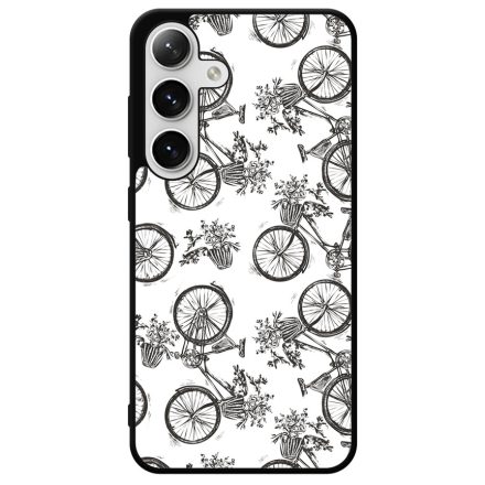 Gyonyorű viragos kerekpar Samsung Galaxy S24 Plus tok