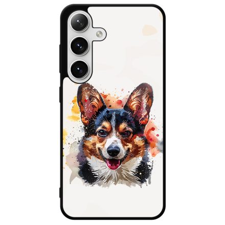 Színes Corgi Samsung Galaxy S24 Plus tok