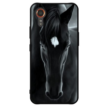 lovas fekete ló Samsung Galaxy Xcover 7 tok