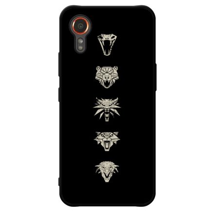 Witcher Schools wolf fehér farkas Samsung Galaxy Xcover 7 tok
