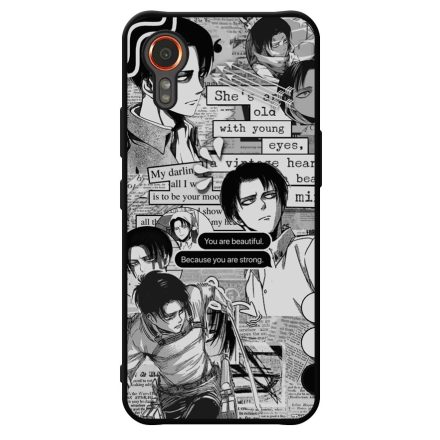 Levi Ackerman Graphic - Attack on Titan Samsung Galaxy Xcover 7 tok