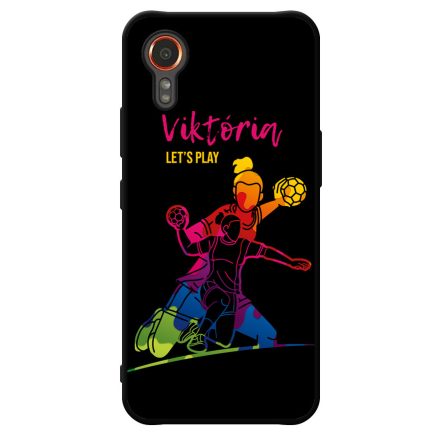 Kerd a Neveddel FOR HER kezilabda mintas Samsung Galaxy Xcover 7 tok