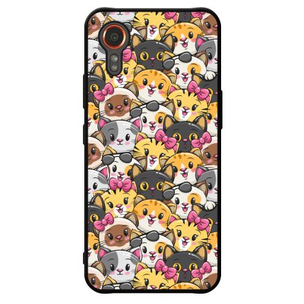 A legcukibb cica mintás Samsung Galaxy Xcover 7 tok
