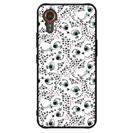 Szépséges cica szemek Samsung Galaxy Xcover 7 tok