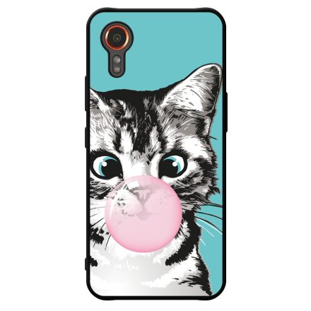 Bubble Cat - cica mintás Samsung Galaxy Xcover 7 tok