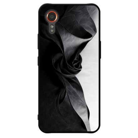 Szatén hatású fekete-fehér Art Samsung Galaxy Xcover 7 tok