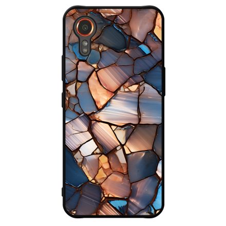 Elegáns kék mozaik Art Samsung Galaxy Xcover 7 tok