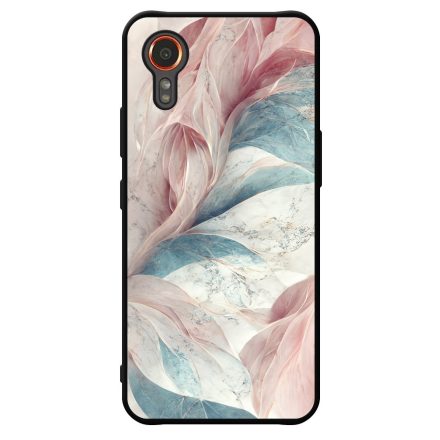 Lágy pasztel rózsaszín és zöld Art Samsung Galaxy Xcover 7 tok